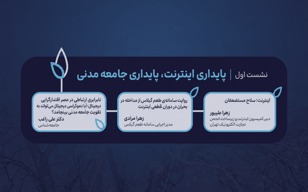 برگزاری نشست بررسی تبعات قطعی اینترنت بر جامعه مدنی